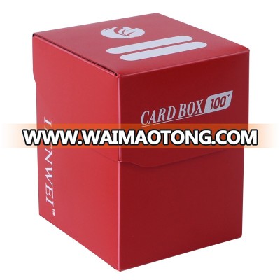 dual-box deck box, pp box Deckbox for game card or card sleeves, Dongguan supplier